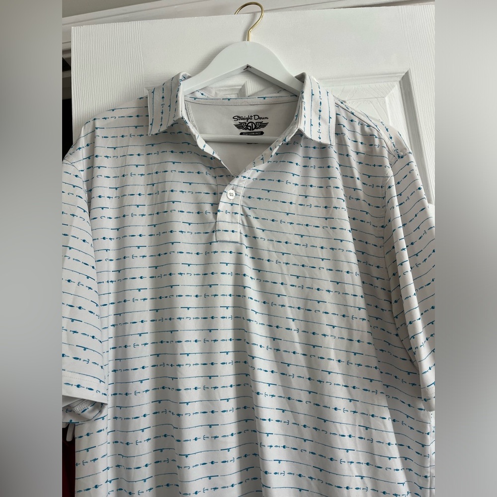 Men’s gold polo XL